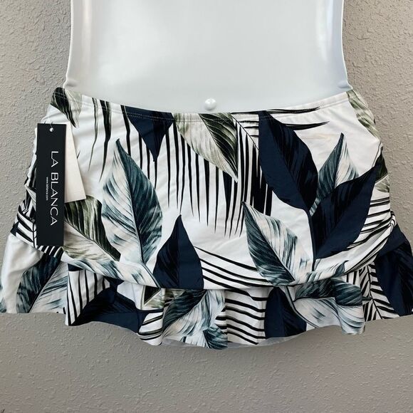 NWT La Blanca Tankini and Swim Skirt Sizes 8 or 14 - Picture 8 of 9